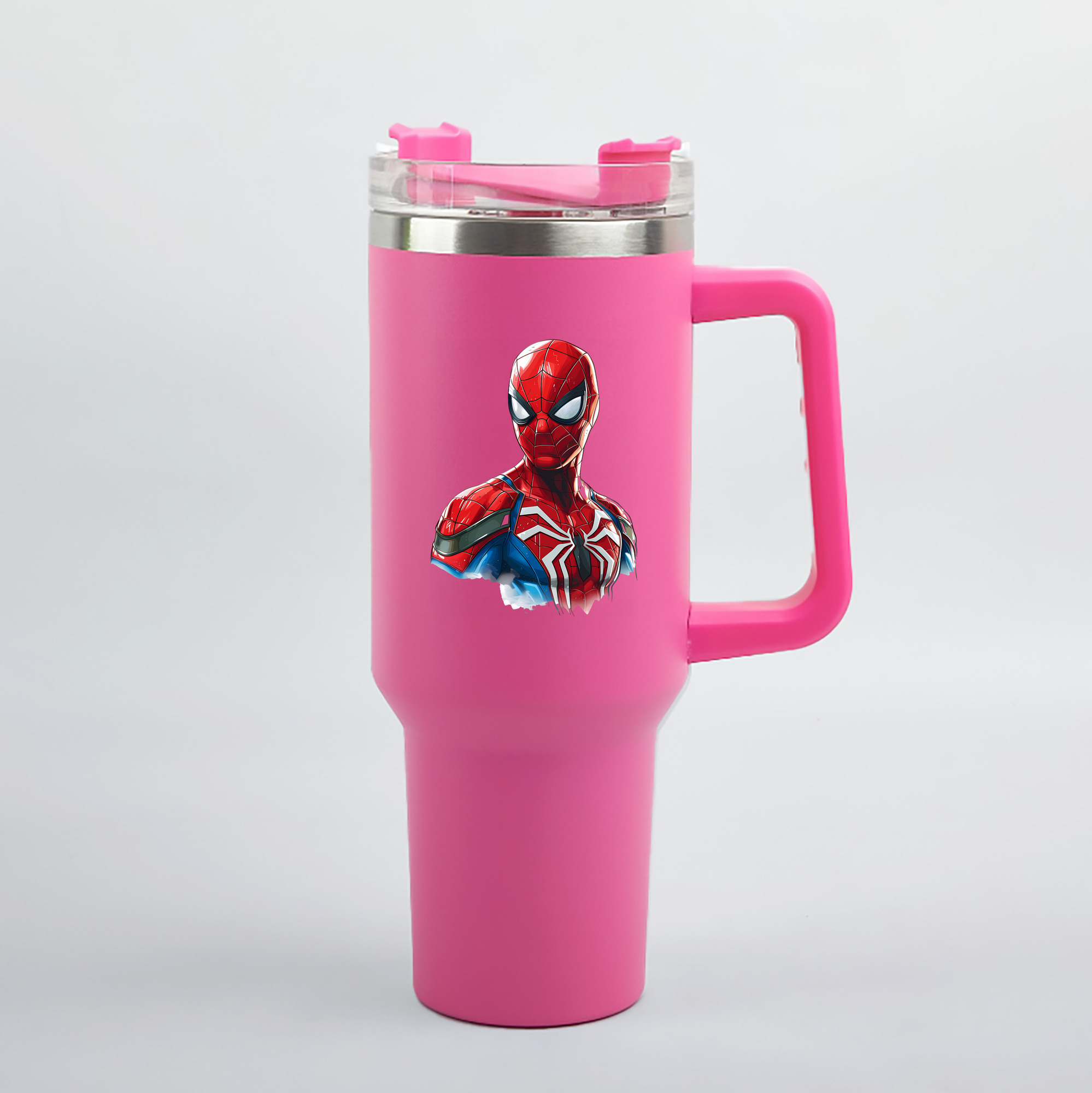 （画像用） Spider Man スパイダーマン 1200mL車用タンブラー（カラープリント）